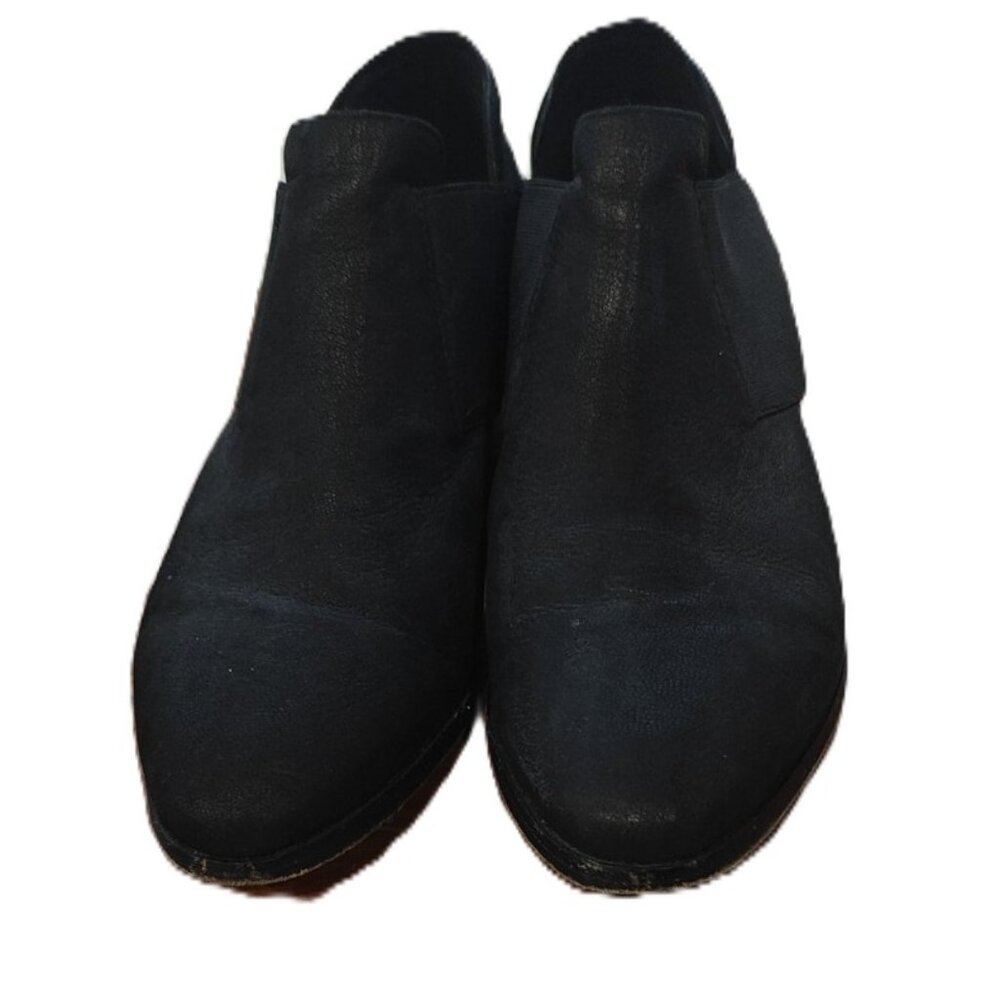 🖤 Eileen Fisher Black Leather Slip-On Shoes – Low Heel – Women’s Size 7